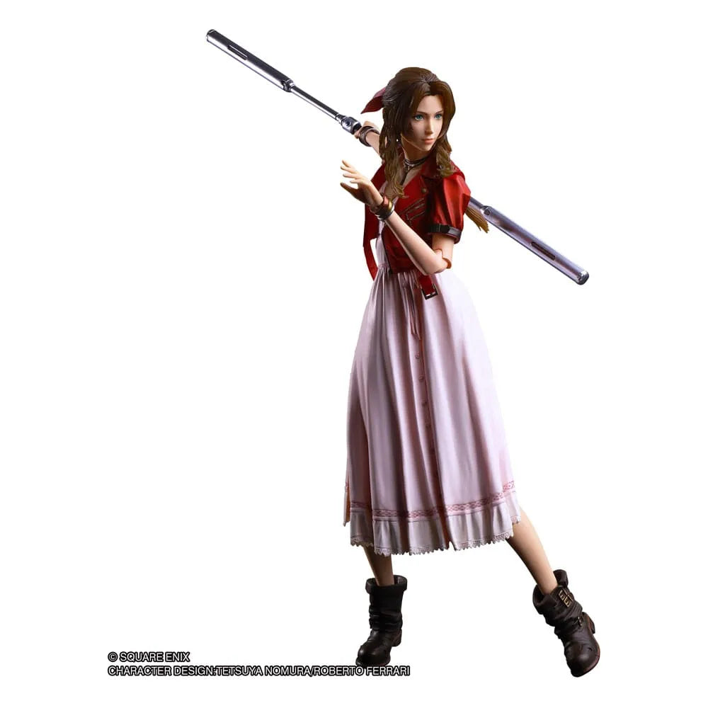 Final Fantasy VII Rebirth Play Kai Arts Actionfigur Aerith Gainsborough 24 cm - Smalltinytoystore