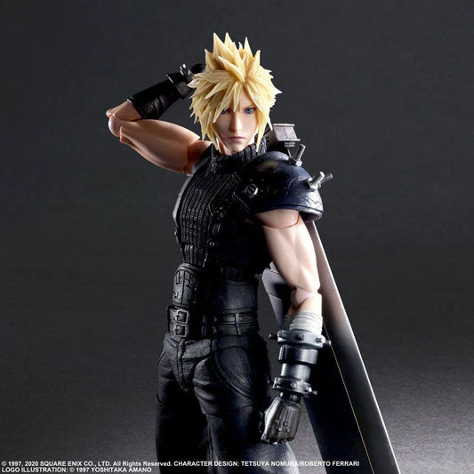 Final Fantasy VII Remake Play Arts Kai Actionfigur Cloud Strife Ver. 2 27 cm - Smalltinytoystore
