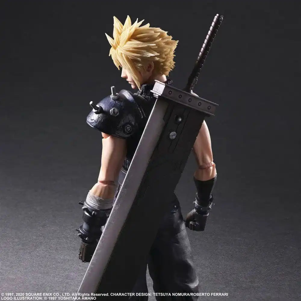 Final Fantasy VII Remake Play Arts Kai Actionfigur Cloud Strife Ver. 2 27 cm - Smalltinytoystore