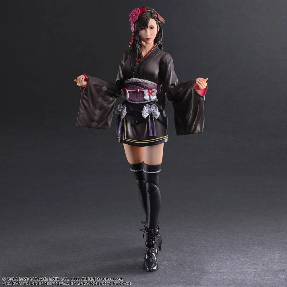 Final Fantasy VII Remake Play Arts Kai Actionfigur Tifa Lockhart Exotic Dress Ver. 25 cm - Smalltinytoystore