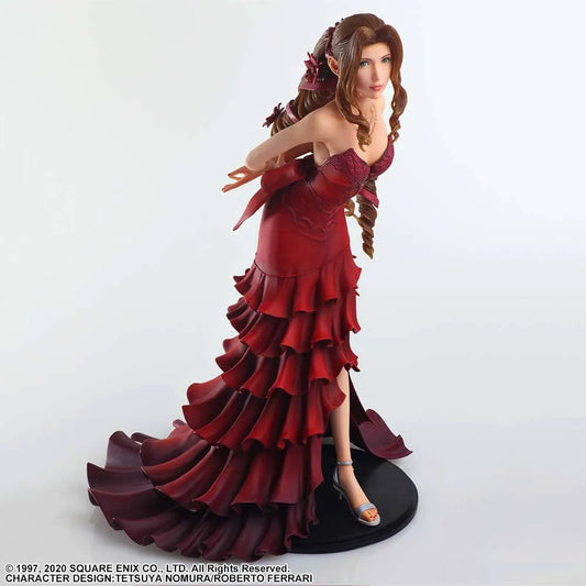 Final Fantasy VII Remake Static Arts Gallery Statue Aerith Gainsborough Dress Ver. 24 cm - Smalltinytoystore