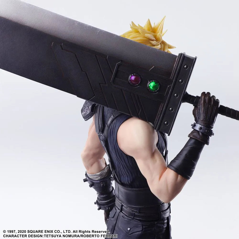 Final Fantasy VII Remake Static Arts Gallery Statue Cloud Strife 26 cm - Smalltinytoystore