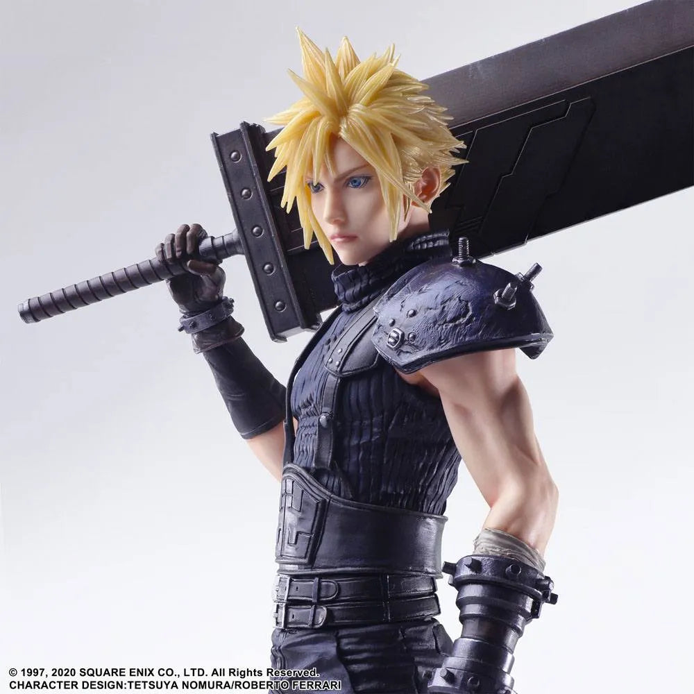 Final Fantasy VII Remake Static Arts Gallery Statue Cloud Strife 26 cm - Smalltinytoystore