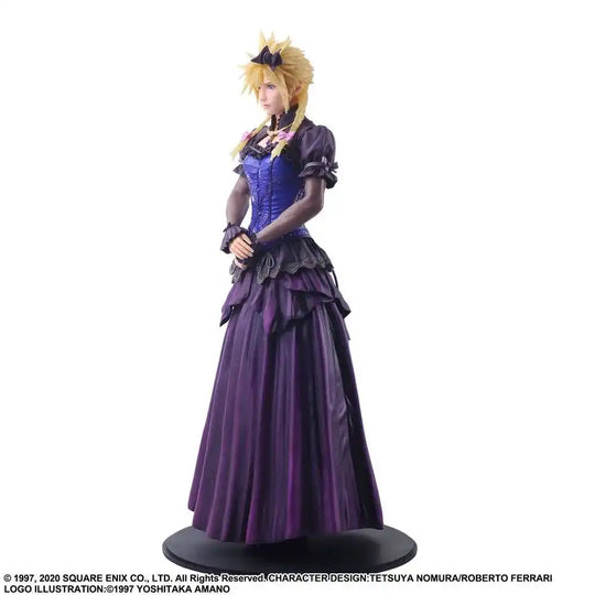 Final Fantasy VII Remake Static Arts Gallery Statue Cloud Strife Dress Ver. 28 cm - Smalltinytoystore