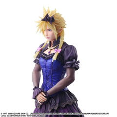 Final Fantasy VII Remake Static Arts Gallery Statue Cloud Strife Dress Ver. 28 cm - Smalltinytoystore
