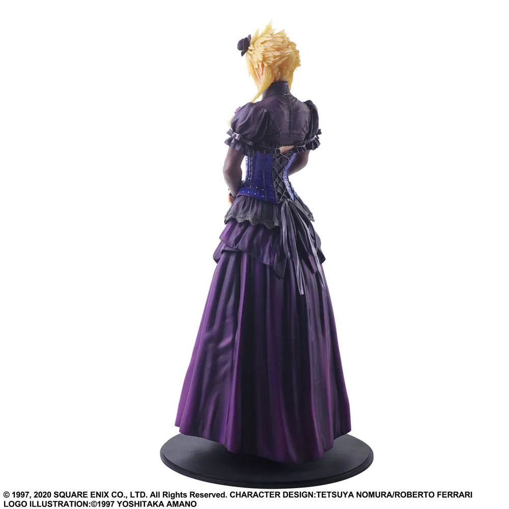 Final Fantasy VII Remake Static Arts Gallery Statue Cloud Strife Dress Ver. 28 cm - Smalltinytoystore