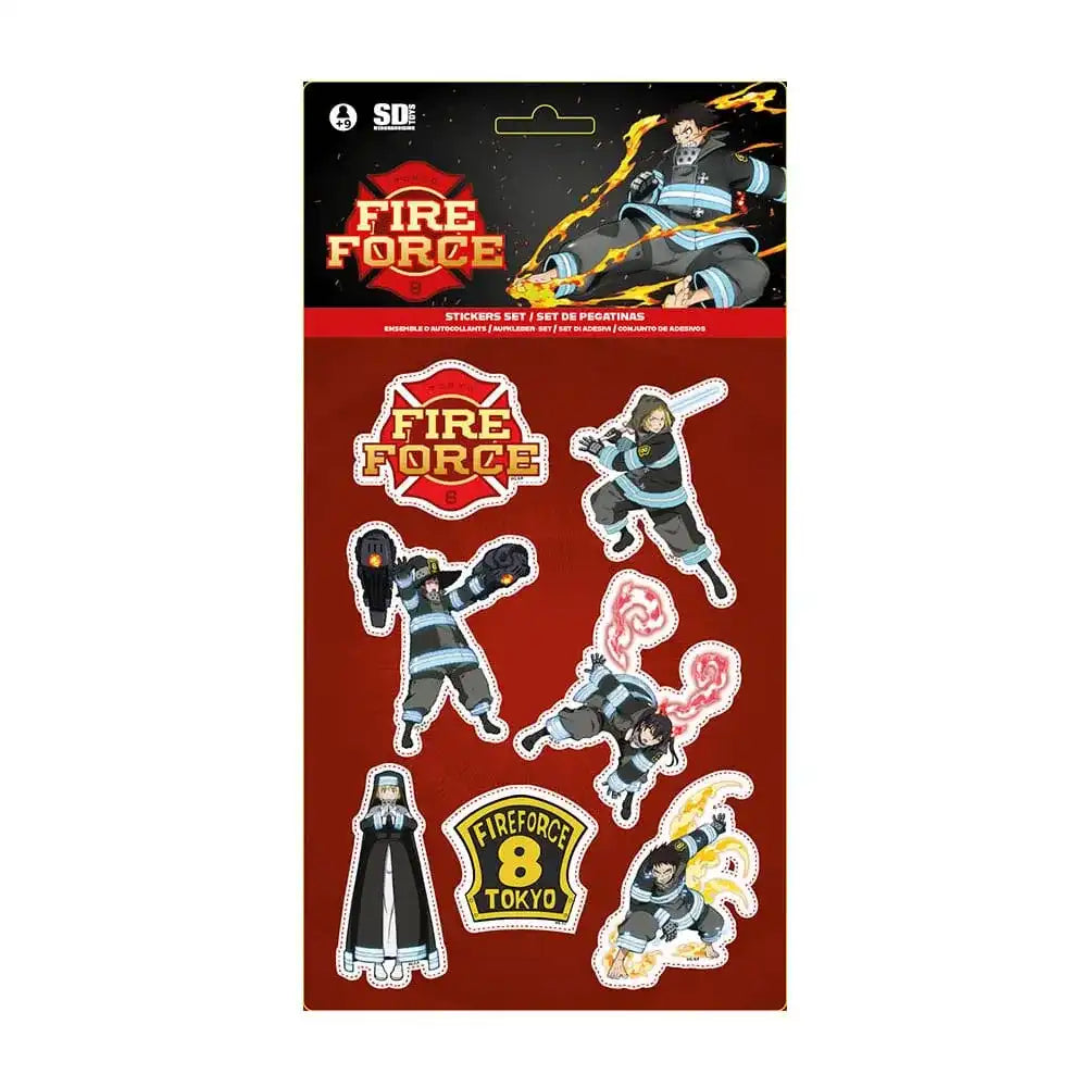 Fire Force Sticker Set - Smalltinytoystore
