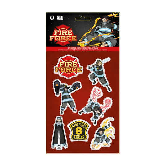 Fire Force Sticker Set - Smalltinytoystore