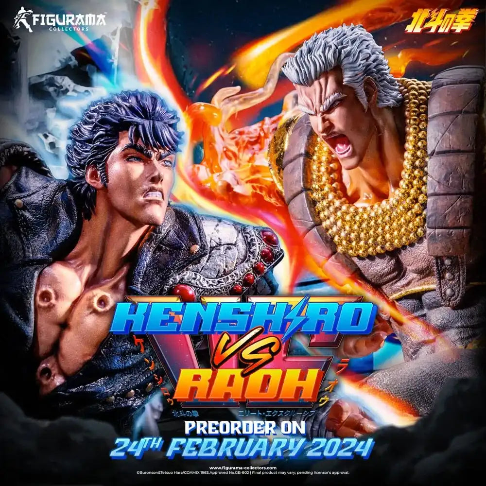Fist of the North Star Elite Exclusive Statue 1/6 Kenshiro vs Raoh 59 cm - Smalltinytoystore