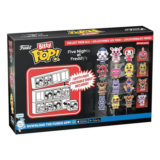 Five Nights at Freddy's Bitty POP! Vinyl Figuren 4er-Pack Freddy 2,5 cm - Smalltinytoystore