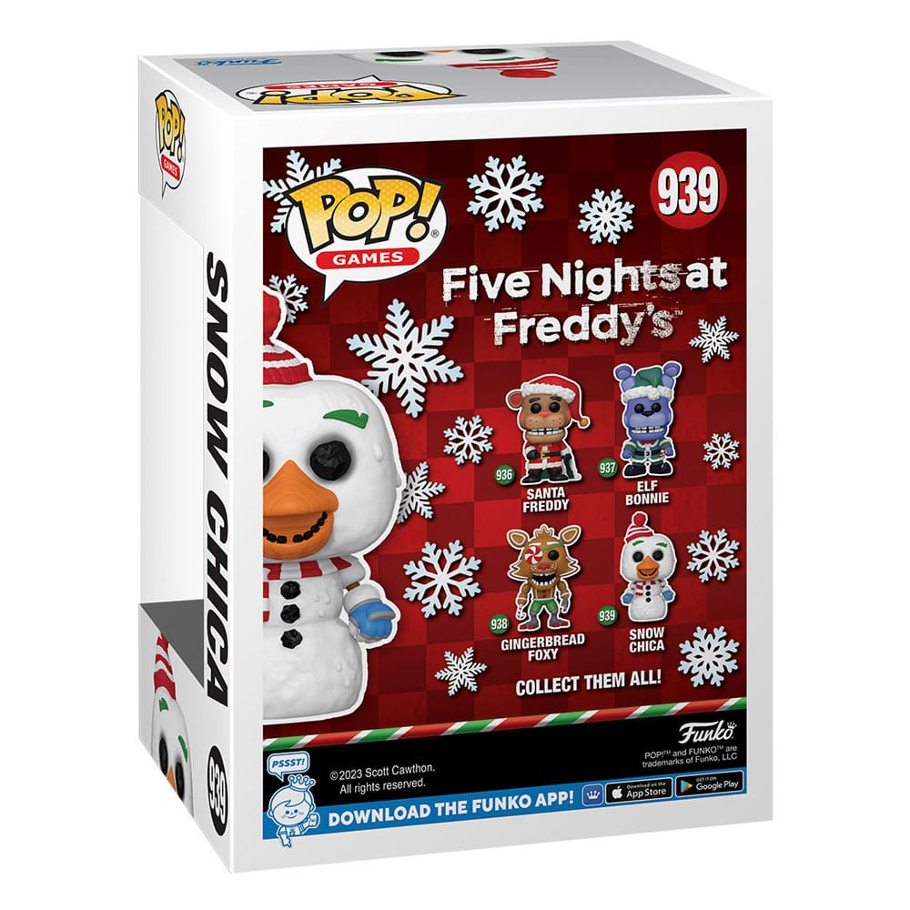 Five Nights at Freddy's POP! Games Vinyl Figur Holiday Chica 9 cm - Smalltinytoystore