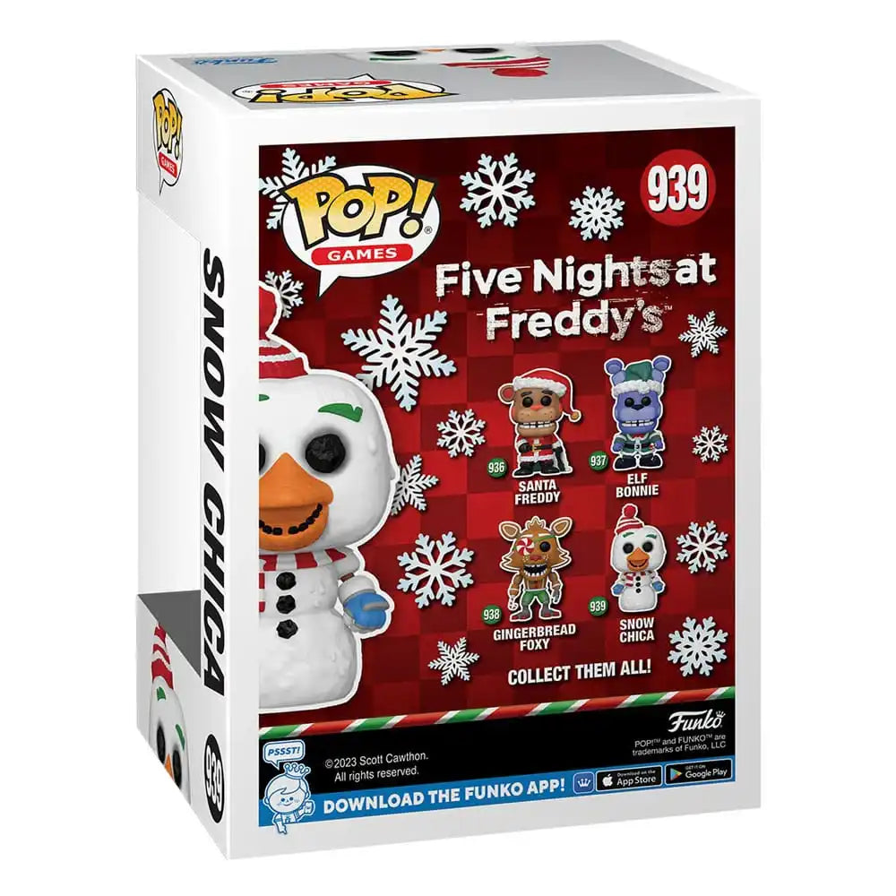 Five Nights at Freddy's POP! Games Vinyl Figur Holiday Chica 9 cm - Smalltinytoystore