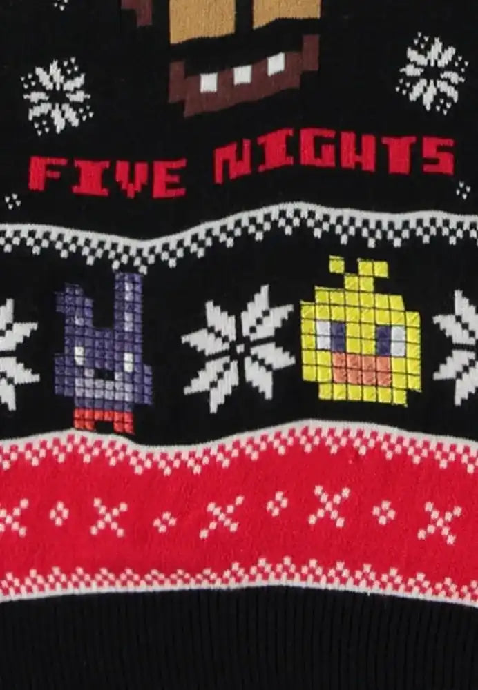 Five Nights at Freddy's Pullover Survived Five Nights (Christmas Jumper) - Smalltinytoystore