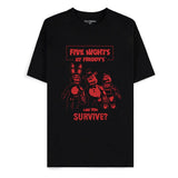 Five Nights at Freddy's T-Shirt Can You Survive Größe L - Smalltinytoystore