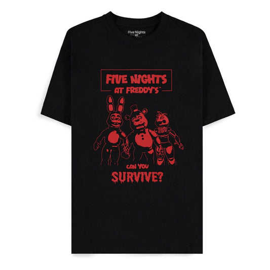 Five Nights at Freddy's T-Shirt Can You Survive Größe M - Smalltinytoystore