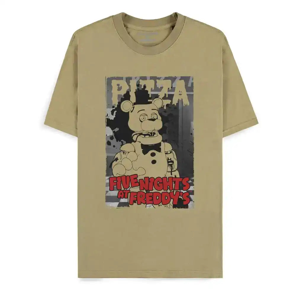 Five Nights at Freddy's T-Shirt Pizza Men's - Smalltinytoystore