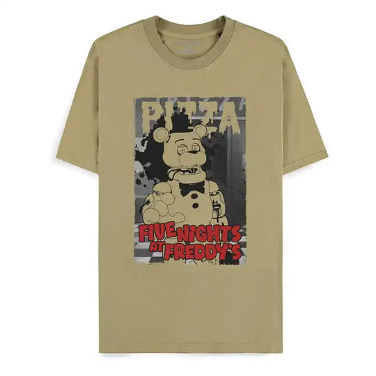 Five Nights at Freddy's T-Shirt Pizza Men's - Smalltinytoystore
