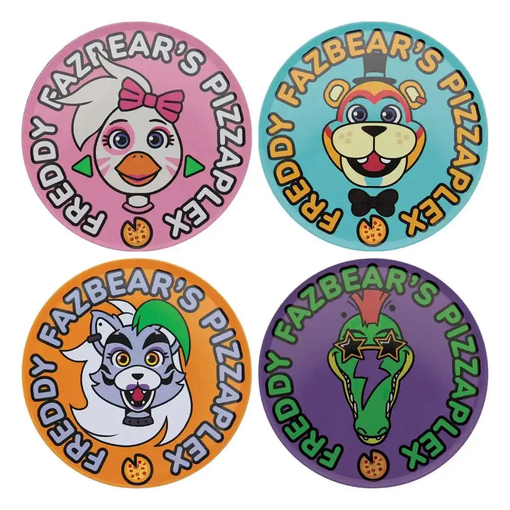 Five Nights at Freddy's Untersetzer 4er-Pack Printed Drinks - Smalltinytoystore