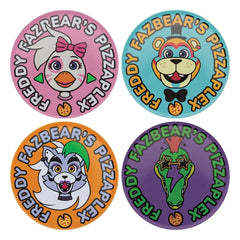 Five Nights at Freddy's Untersetzer 4er-Pack Printed Drinks - Smalltinytoystore