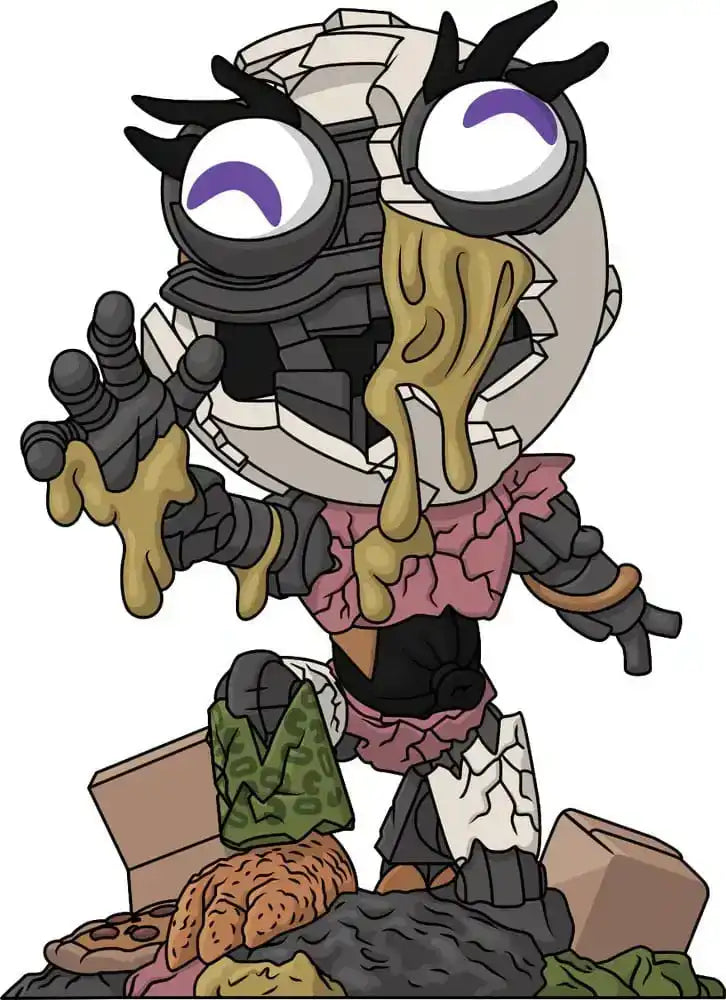 Five Nights at Freddy's Vinyl Figur Ruined Chica 10 cm - Smalltinytoystore