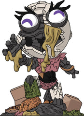 Five Nights at Freddy's Vinyl Figur Ruined Chica 10 cm - Smalltinytoystore