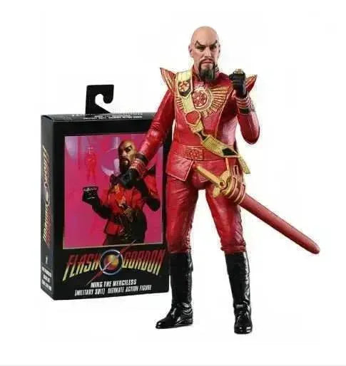 Flash Gordon (1980) NECA Ultimate Ming (Red Military Outfit) 18 cm - Smalltinytoystore