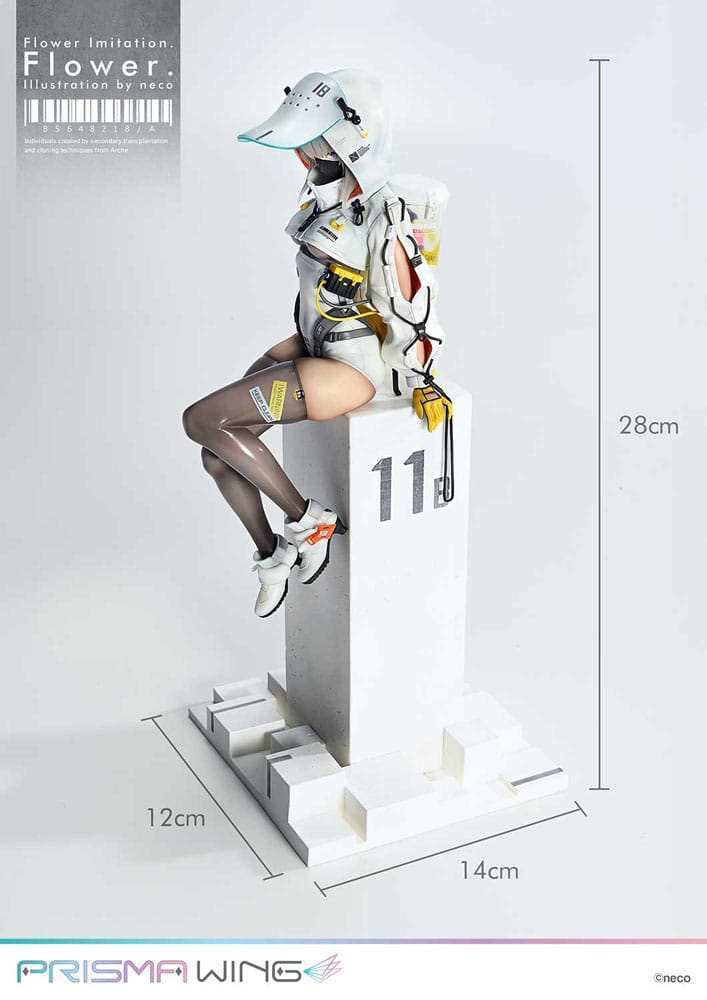 Flower Imitation Prisma Wing PVC Statue 1/7 Flower Illustration by Neco 28 cm - Smalltinytoystore