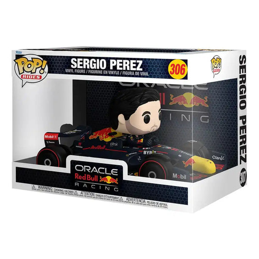 Formel 1 POP! Rides Super Deluxe Vinyl Figur Sergio Perez 15 cm - Smalltinytoystore