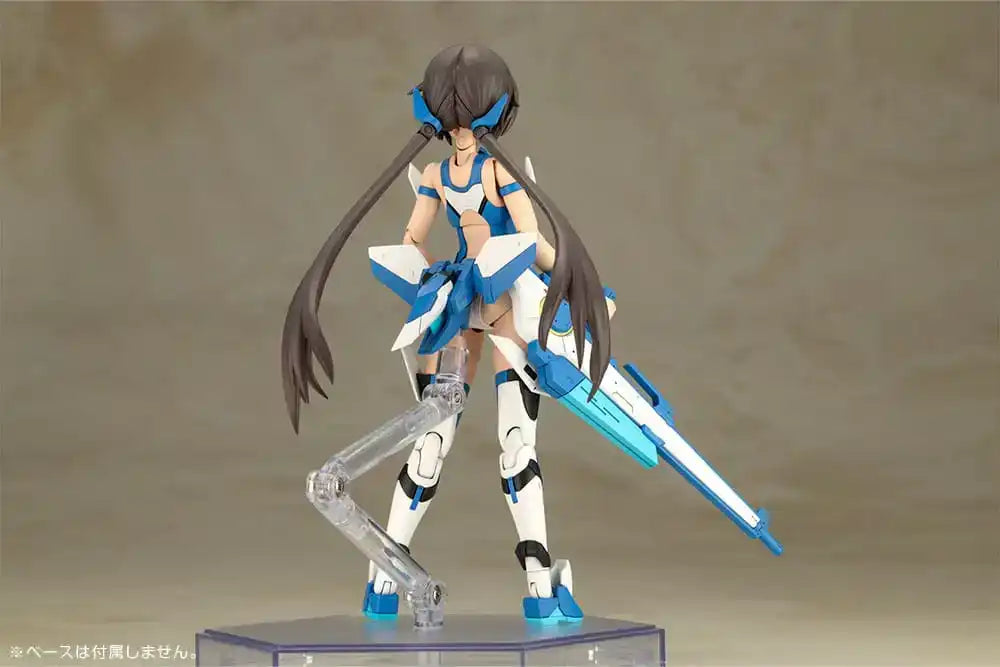 Frame Arms Girl Plastic Model Kit Stylet Swimsuit Blue Impulse Color Ver. 16 cm - Smalltinytoystore