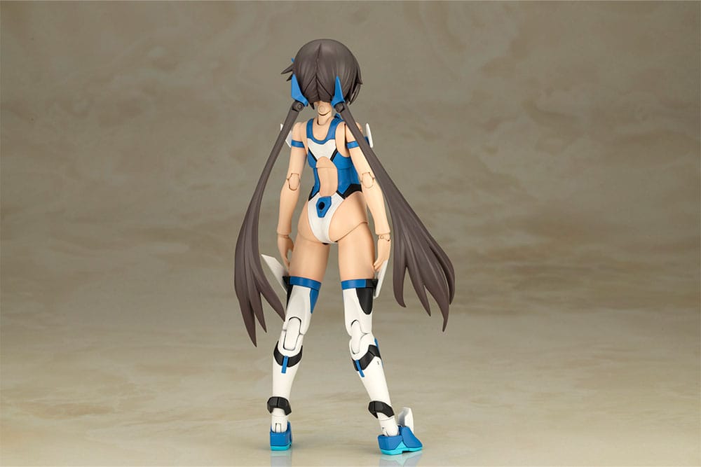 Frame Arms Girl Plastic Model Kit Stylet Swimsuit Blue Impulse Color Ver. 16 cm - Smalltinytoystore
