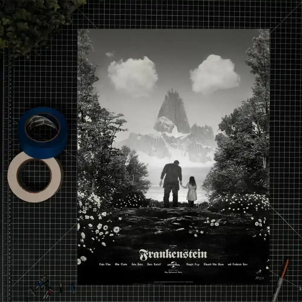 Frankenstein Kunstdruck Frankenstein by Greg Ruth 61 x 46 cm - ungerahmt