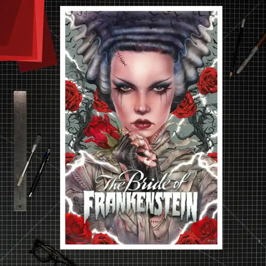 Frankensteins Braut Kunstdruck Bride Afterlife by Brian M. Viveros 61 x 41 cm - ungerahmt