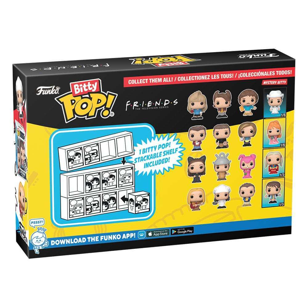 Friends Bitty POP! Vinyl Figuren 4er-Pack 80's Rachel 2,5 cm - Smalltinytoystore