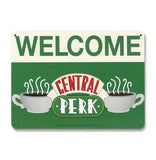 Friends Blechschild Central Perk Welcome 15 x 21 cm - Smalltinytoystore