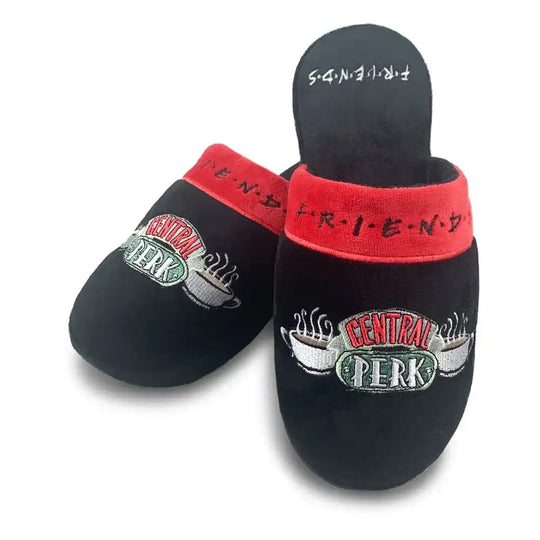 Friends Hausschuhe Logo Central Perk White EU 5 - 7 - Smalltinytoystore