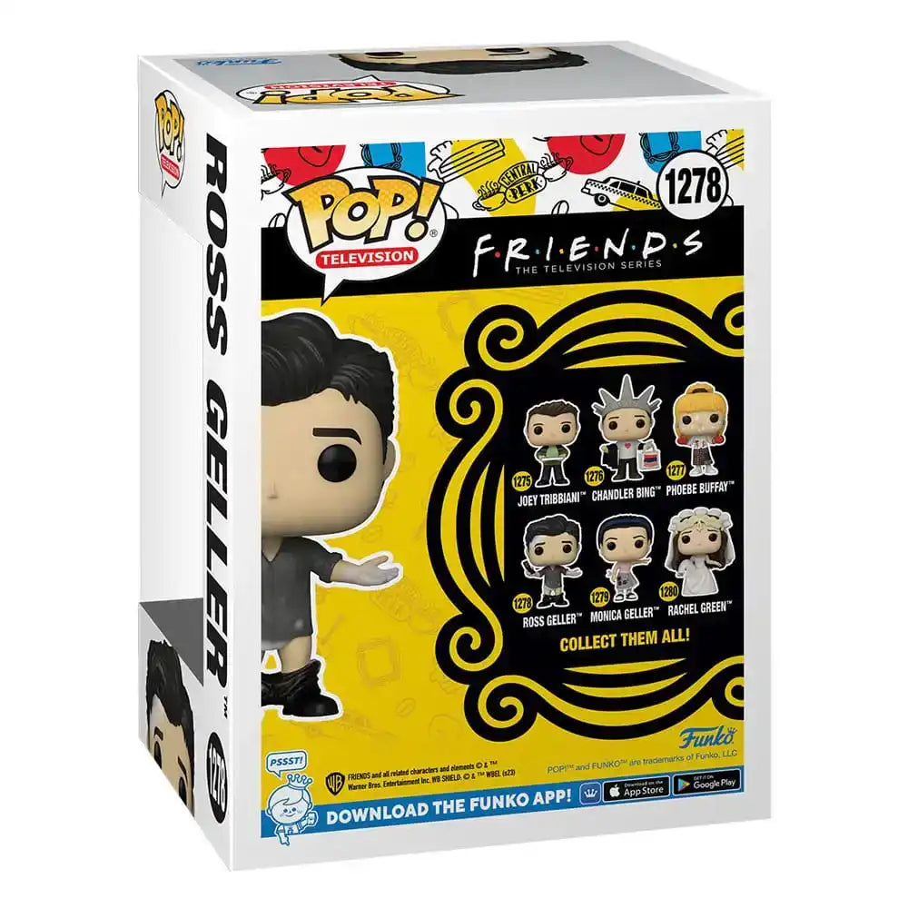 Friends POP! TV Vinyl Figur Ross w/ Leather Pants 9 cm - Smalltinytoystore