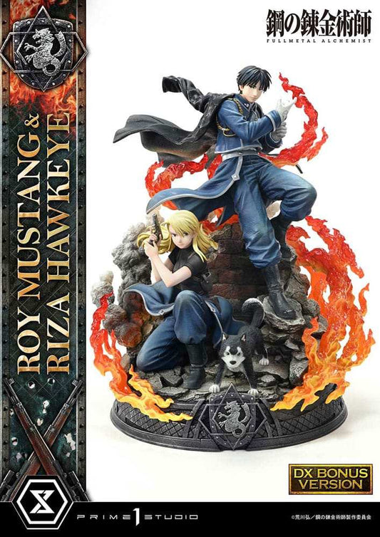 Fullmetal Alchemist Concept Masterline Statue 1/6 Roy Mustang & Riza Hawkeye Deluxe Bonus Version 50 cm - Smalltinytoystore
