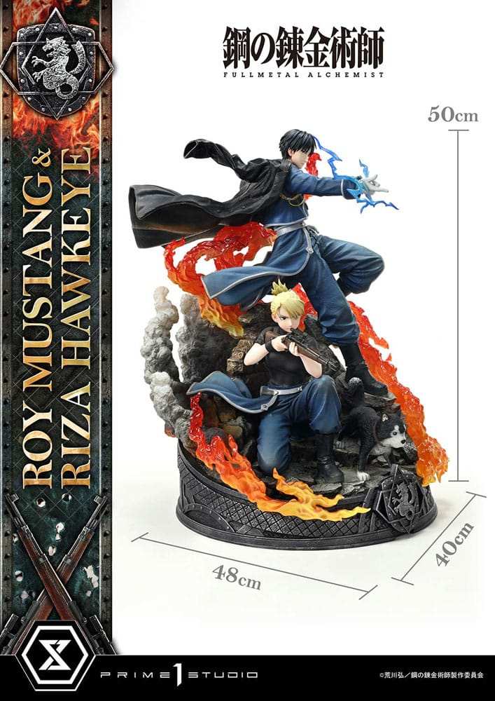 Fullmetal Alchemist Concept Masterline Statue 1/6 Roy Mustang & Riza Hawkeye Deluxe Version 50 cm - Smalltinytoystore