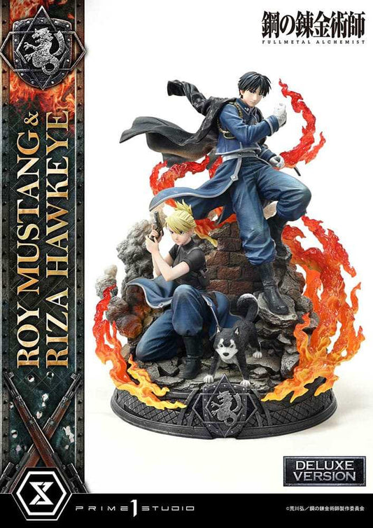 Fullmetal Alchemist Concept Masterline Statue 1/6 Roy Mustang & Riza Hawkeye Deluxe Version 50 cm - Smalltinytoystore
