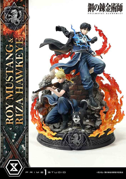 Fullmetal Alchemist Concept Masterline Statue 1/6 Roy Mustang & Riza Hawkeye Regular Version 50 cm - Smalltinytoystore