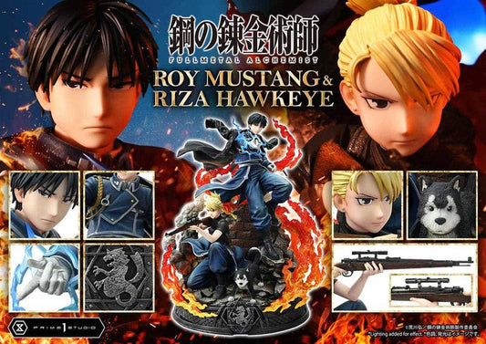 Fullmetal Alchemist Concept Masterline Statue 1/6 Roy Mustang & Riza Hawkeye Regular Version 50 cm - Smalltinytoystore