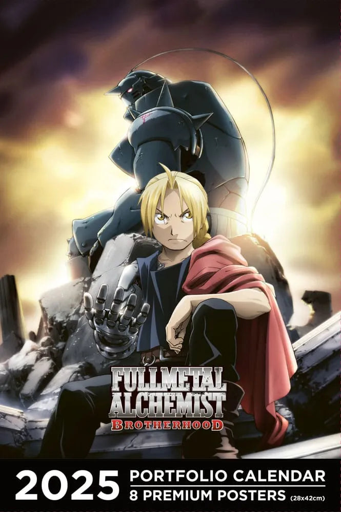 Fullmetal Alchemist Portfolio Kalender 2025 *Englische Version* - Smalltinytoystore