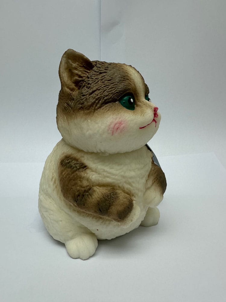 Fun Maker Squishy Fidget Toy Dark Brown Cat 11 cm - Smalltinytoystore