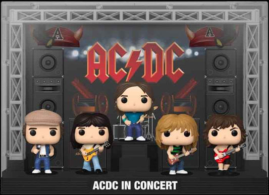 Funko POP! AC/DC Moments DLX en 5er-Pack AC/DC in Concert 9 cm - Smalltinytoystore