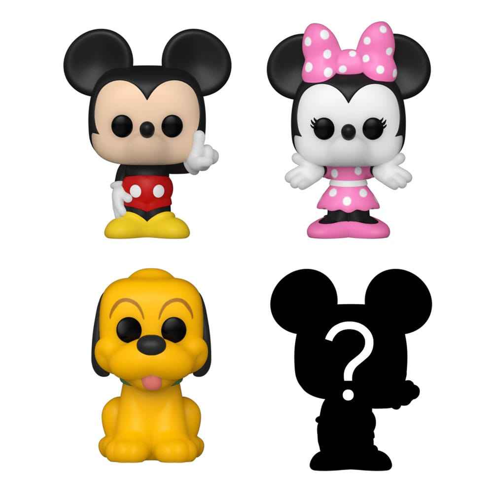 Funko POP! Disney Bitty en 4er-Pack Mickey 2,5 cm - Smalltinytoystore