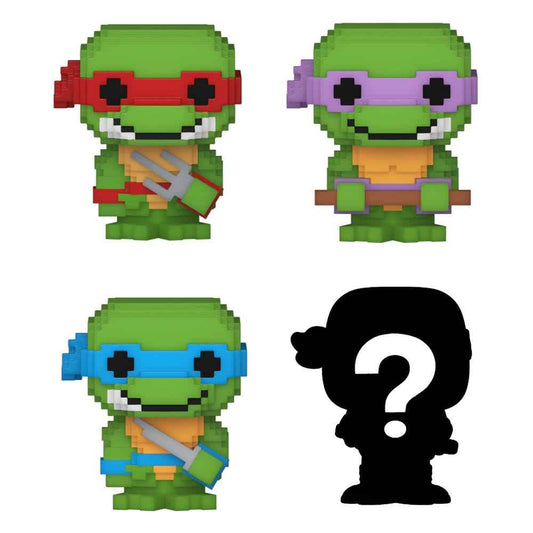 Funko POP! Teenage Mutant Ninja Turtles Bitty en 4er-Pack 8-Bit 2,5 cm - Smalltinytoystore