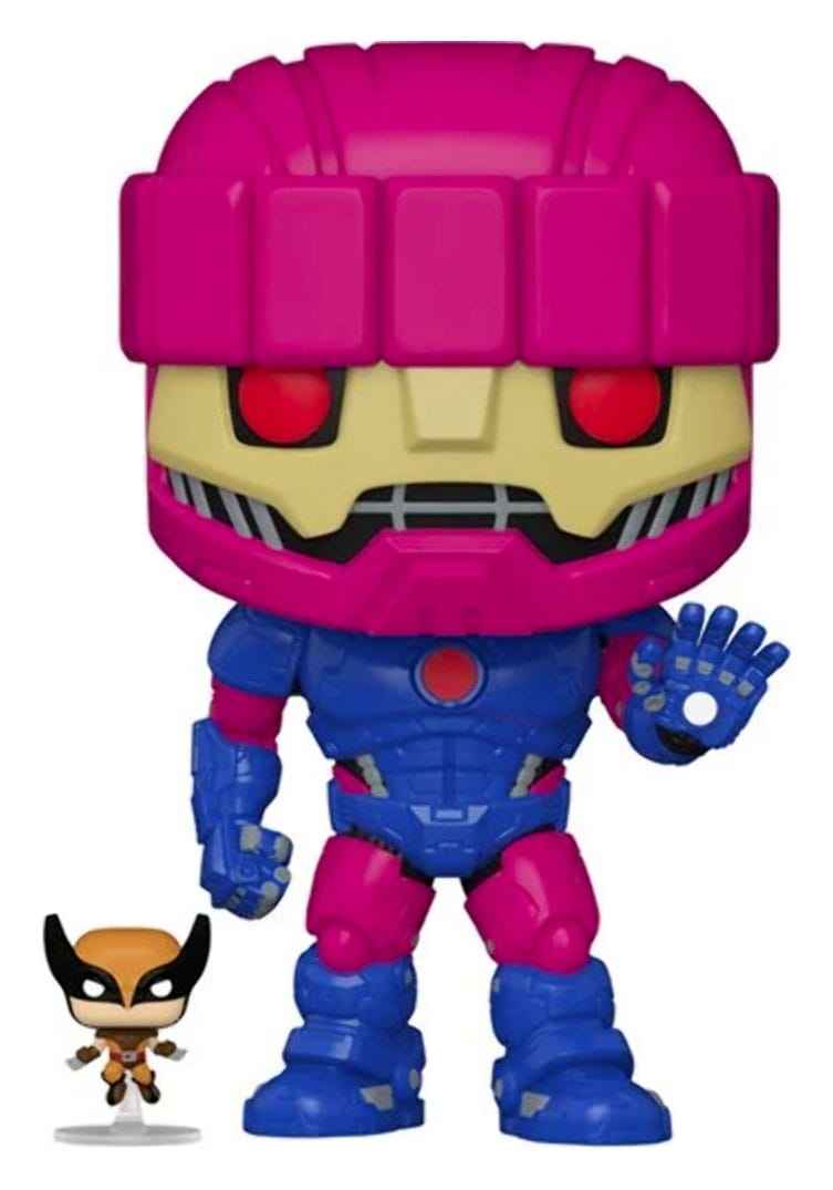 Funko POP! X-Men Super Sized Jumbo Sentinel with Wolverine 25 cm - Smalltinytoystore