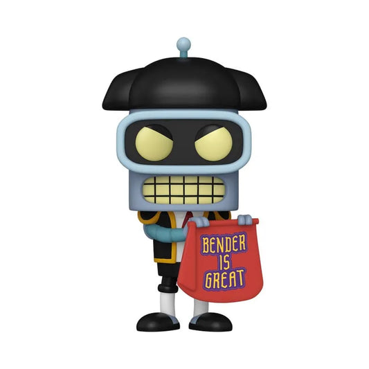 Futurama Pop! Animation Vinyl Figur Bender (Matador) 9 cm - Smalltinytoystore
