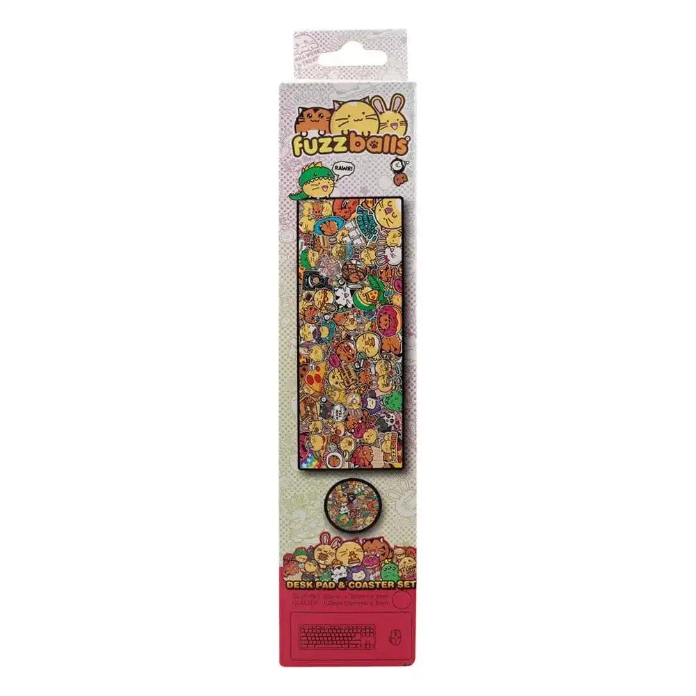 Fuzzballs Schreibtischunterlage & Untersetzer - Smalltinytoystore