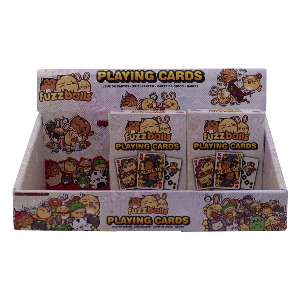 Fuzzballs Spielkarten Display (12) - Smalltinytoystore